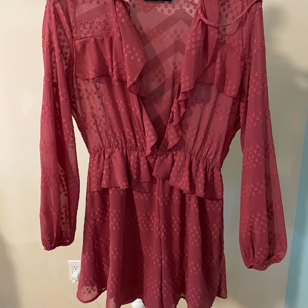 Sheer romper